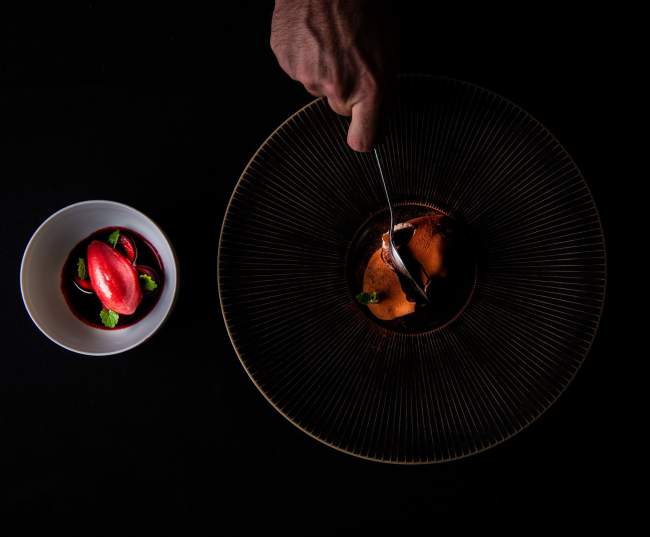 La Quintessence · Restaurant gastronomique Lyon 1 · Plat