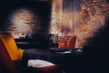 La Quintessence · Gourmet restaurant Lyon 1 · Dining room